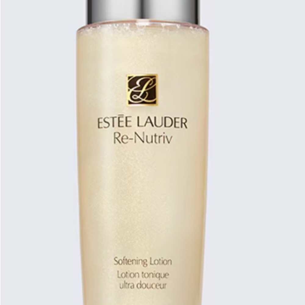 NWOT Estee Lauder Re-Nutriv Softening Lotion - Cream and Silver